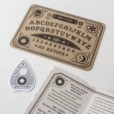 Mini Spirit Board - Letterpress Ouija Board