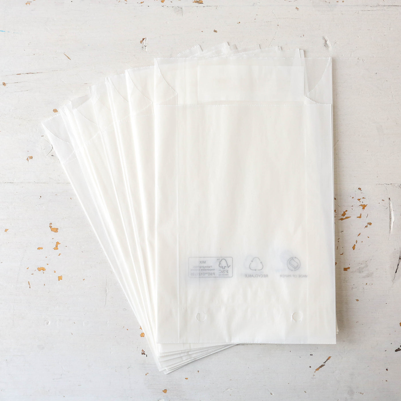 Pack of 15 Glassine Tissue Paper Bags