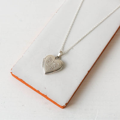 Silver Vintage Locket - Batch K
