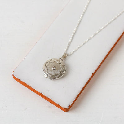 Silver Vintage Locket - Batch K