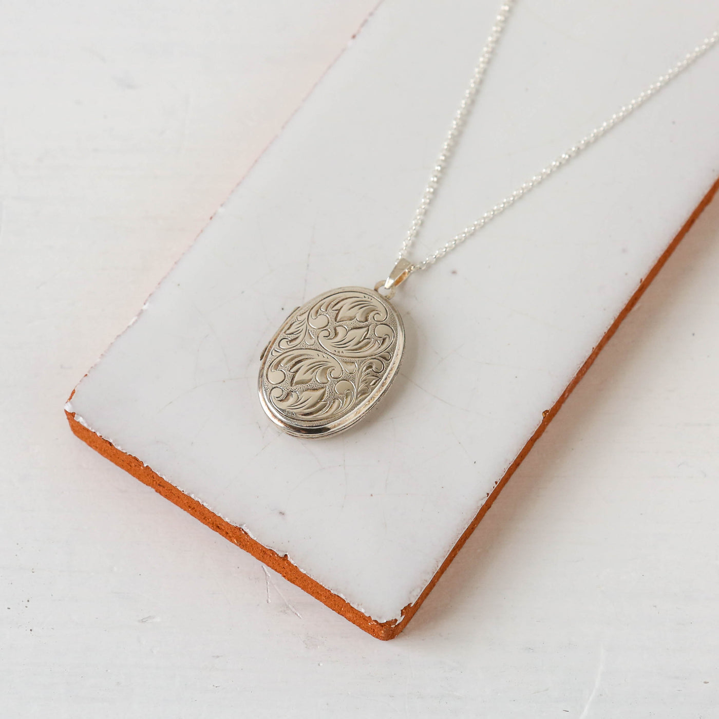 Silver Vintage Locket - Batch K