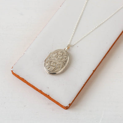 Silver Vintage Locket - Batch K
