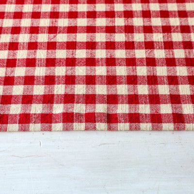 Cotton Table Runner - Red Gingham