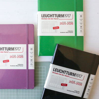 Leuchtturm A5 18 Months Academic Week Planner 2025-2026