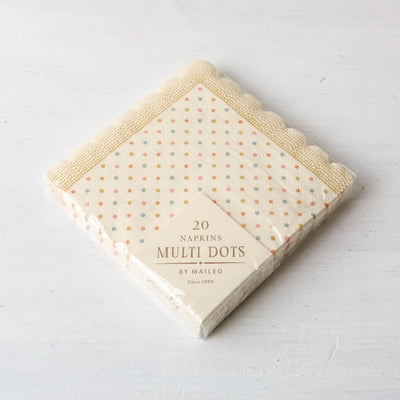 Maileg Napkins - Multi Dots