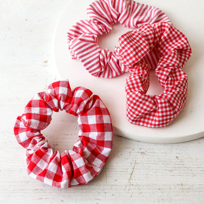Handmade Festive Hair Scrunchie