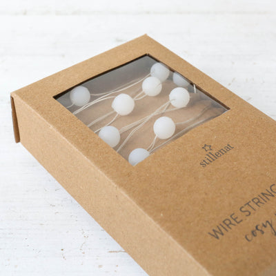 Snowball String Lights - 40 lights 4.2m, Outdoor, Battery Powered