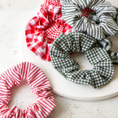 Handmade Festive Hair Scrunchie