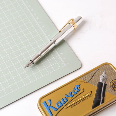 Kaweco AL Sport Fountain Pen - RAW with Classic Clip