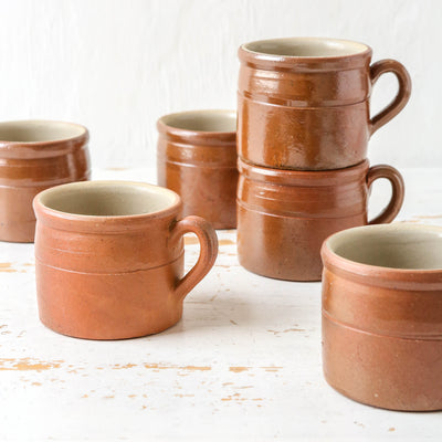 Vintage French Stoneware Confit Pot