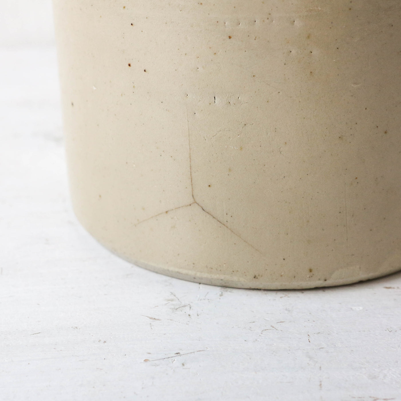 Salt Glazed Vintage Utensil Jar