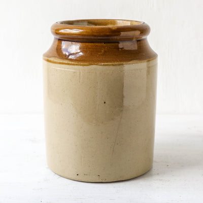 Salt Glazed Vintage Utensil Jar