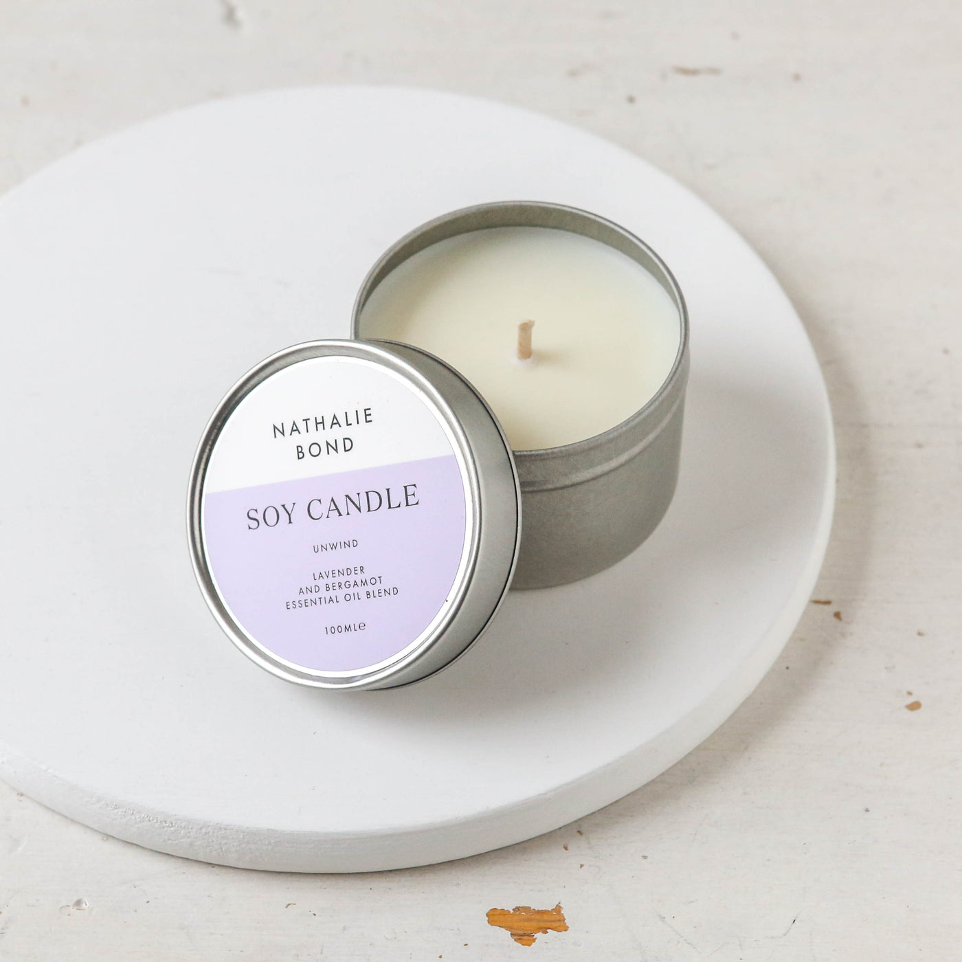 100ml Aromatherapy Candle by Nathalie Bond