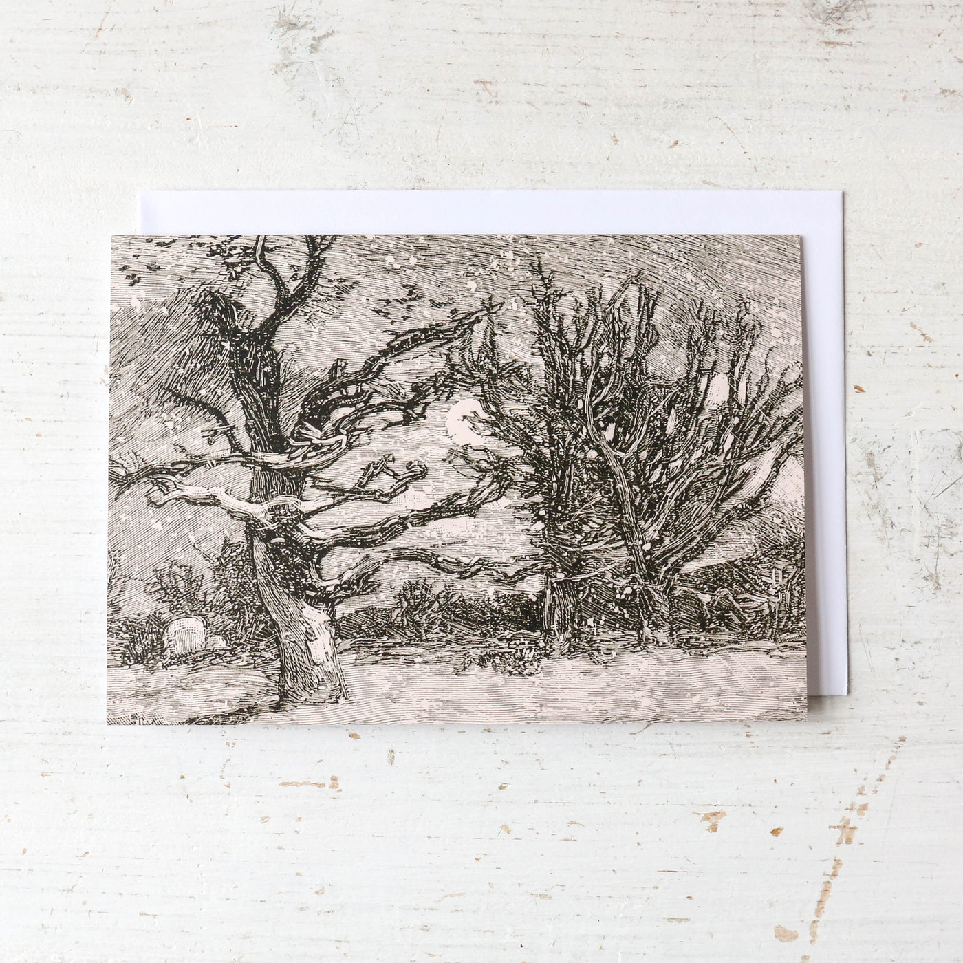 Auguste-Louis Lepère 'Trees in Snow' 10 Christmas Cards
