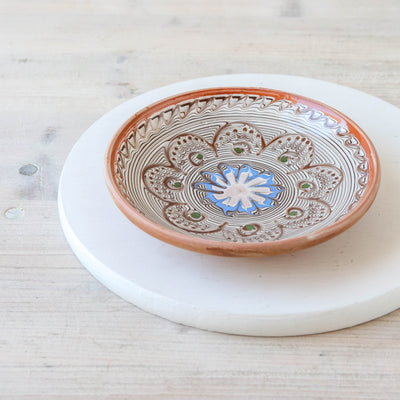 15cm Horezu Stoneware Serving Plate