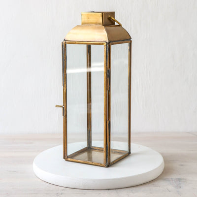 Maro Brass Lantern - Tall