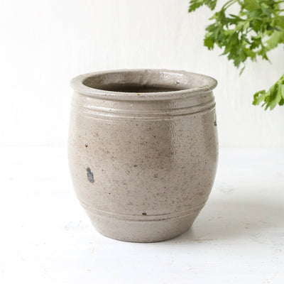 Vintage French Stoneware Preserving Jar