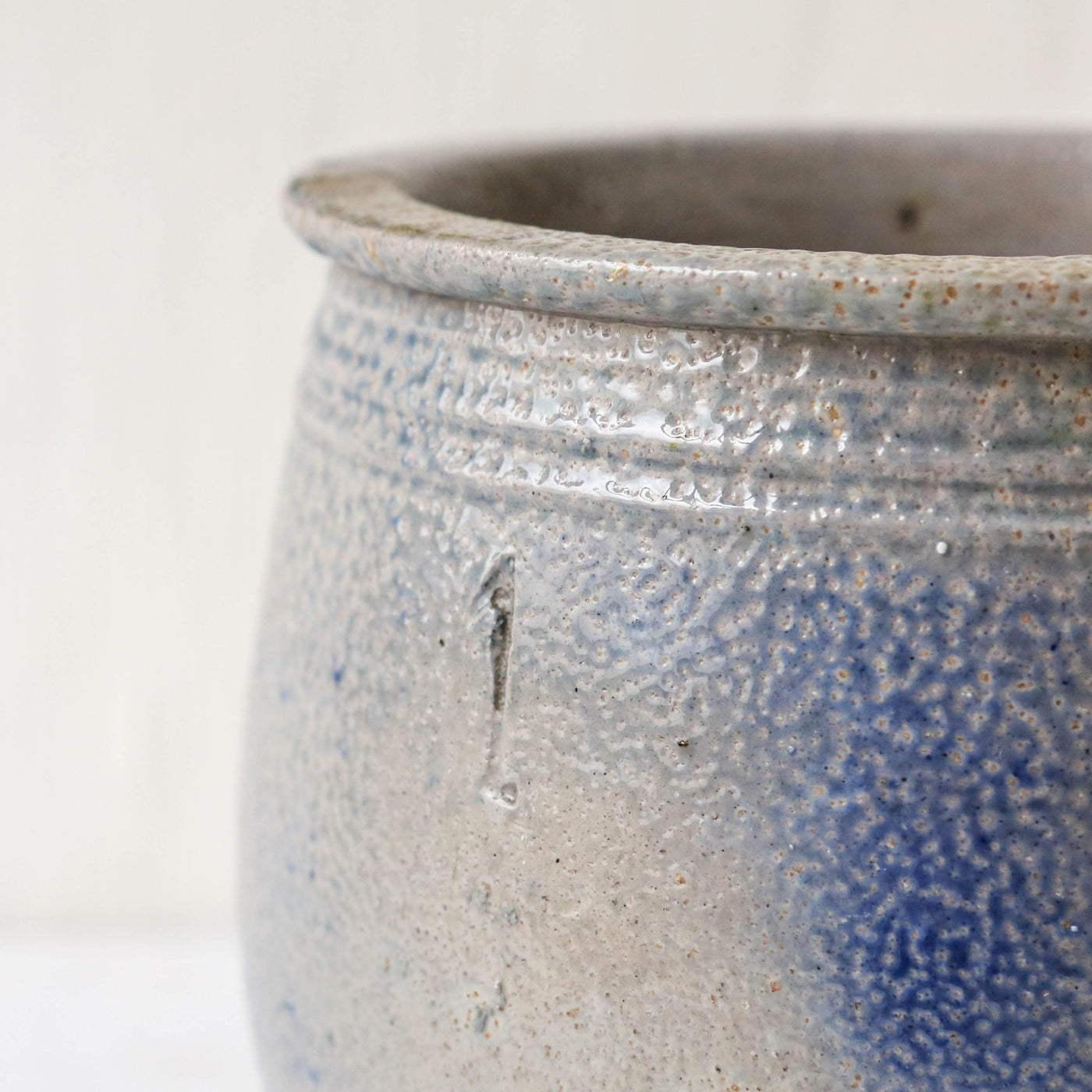 Vintage French Stoneware Preserving Jar