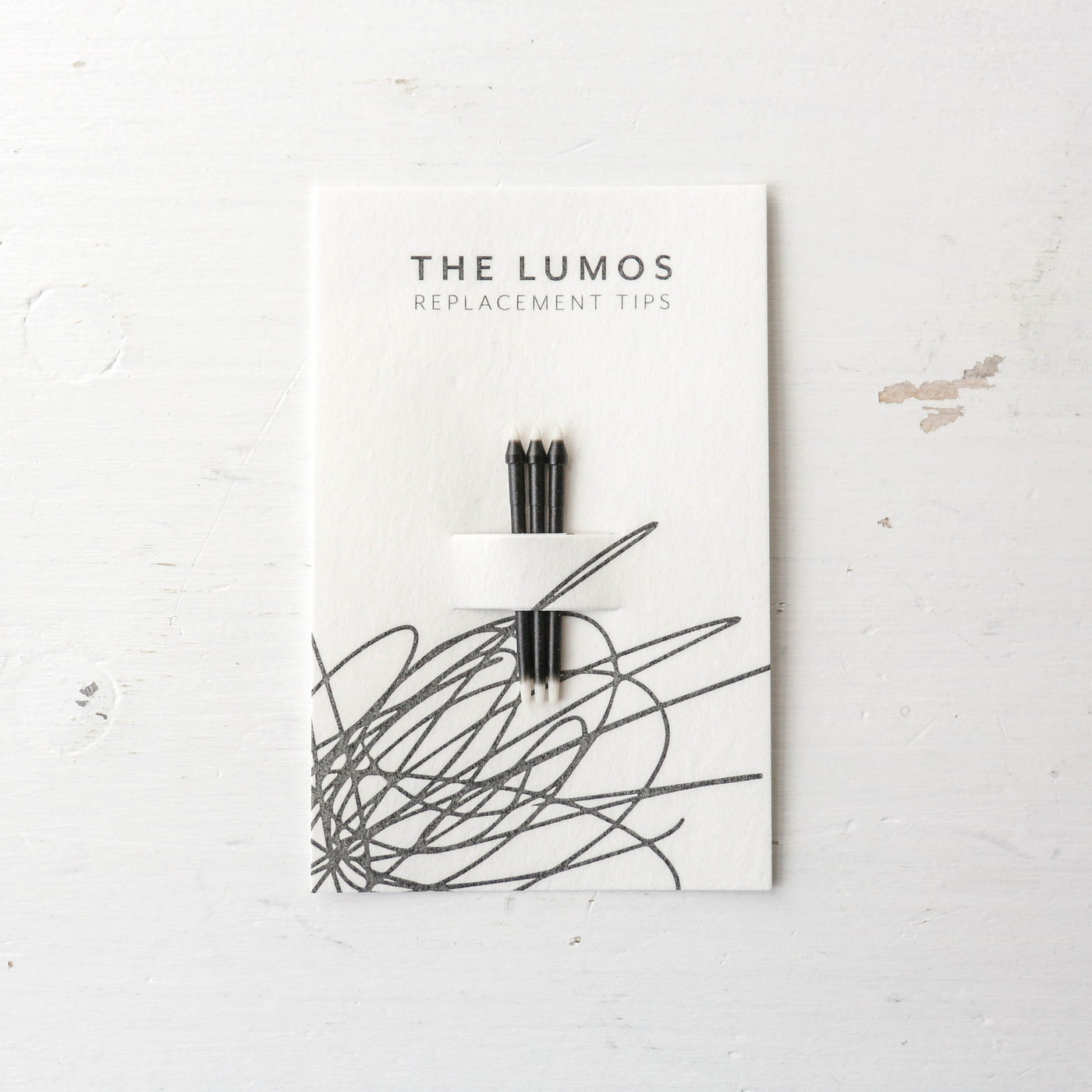 Three Lumos Replacement Nibs - Detail Brush Tip