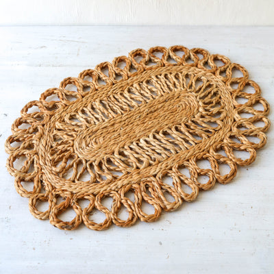 Looped Jute Table Mat