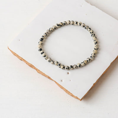 Gemstone Bead Stretch Bracelet