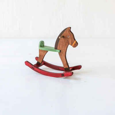 Rocking Horse for Maileg Mice - Dark Brown