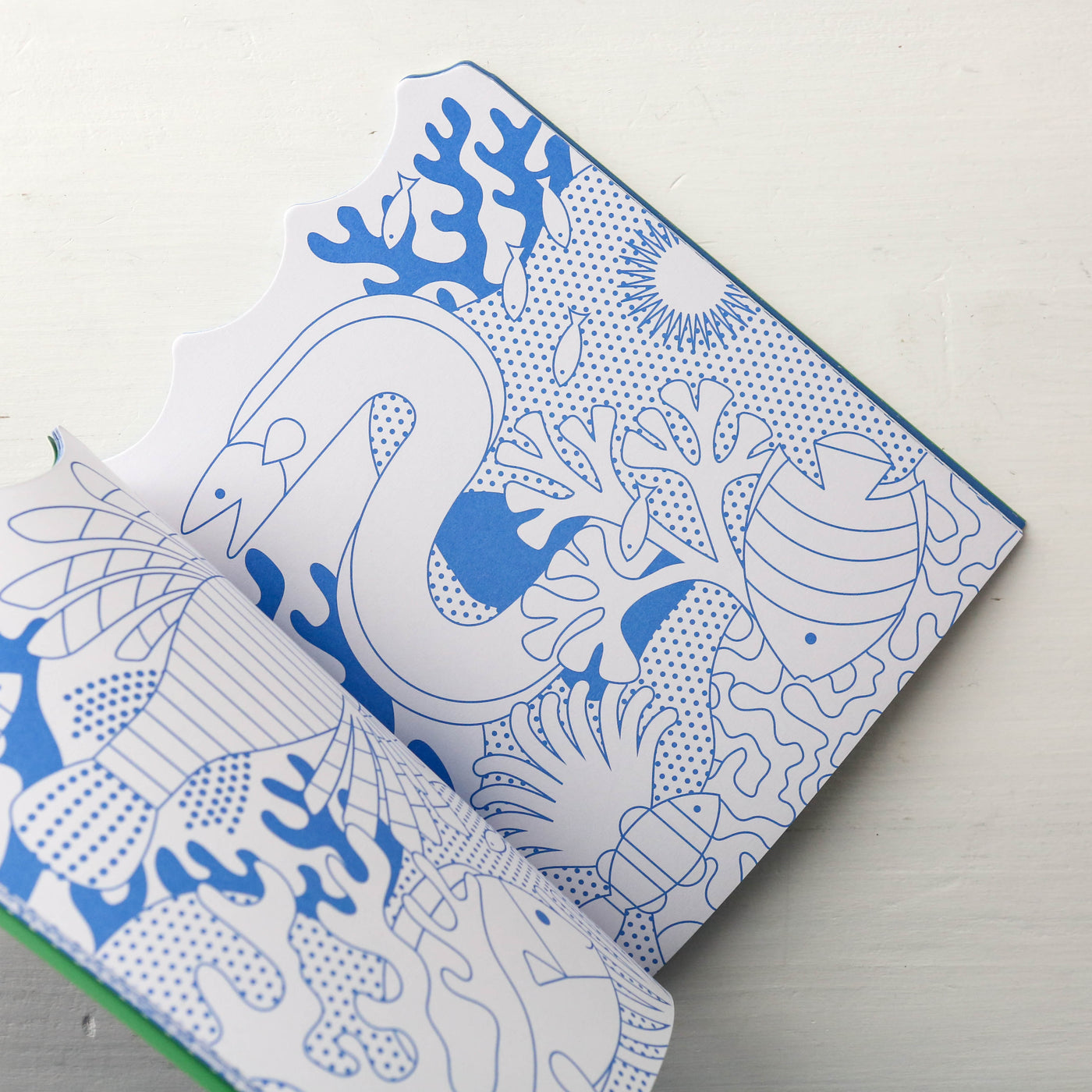Colouring Book with Stickers - Ocean