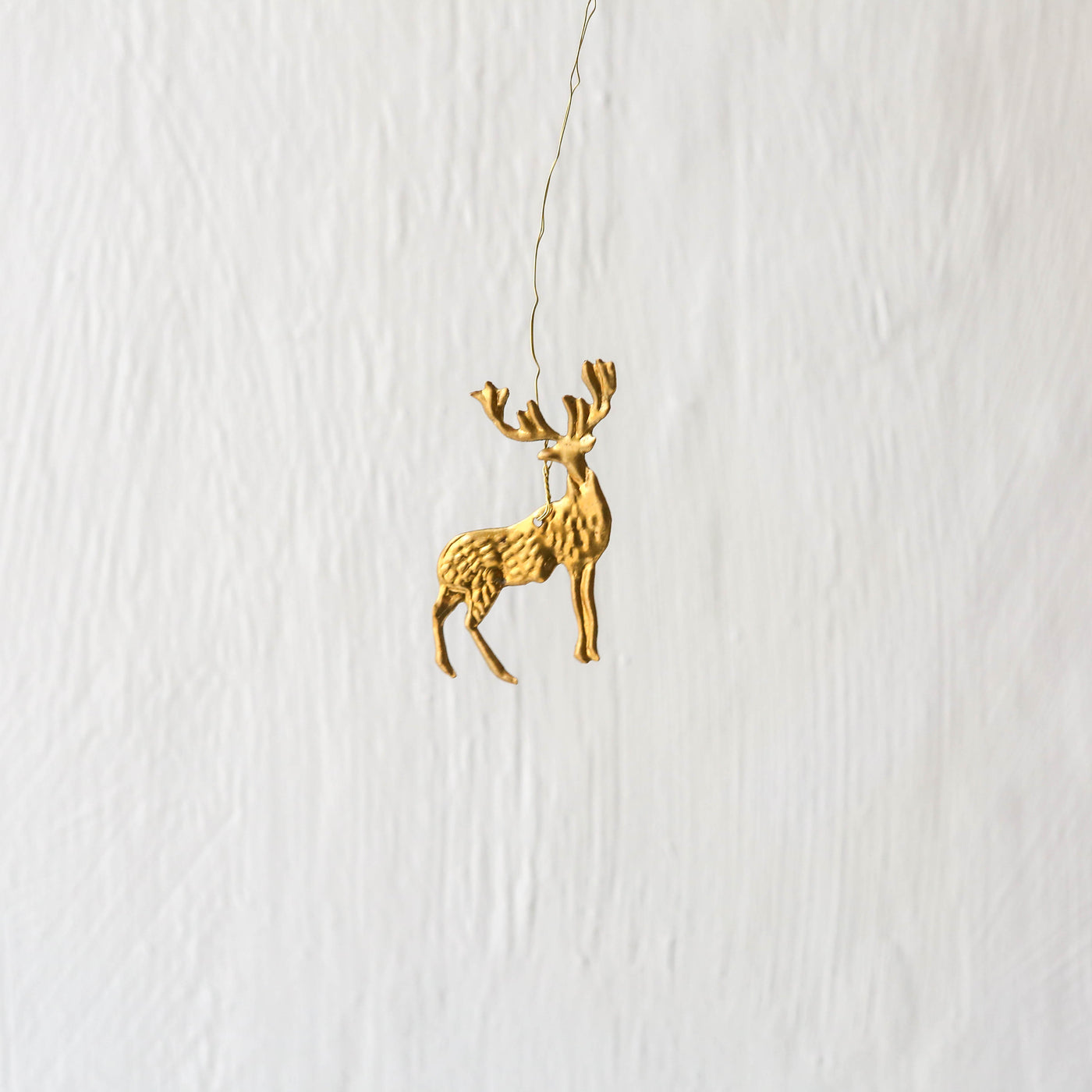 Deer Decoration - Pressed Antique Brass
