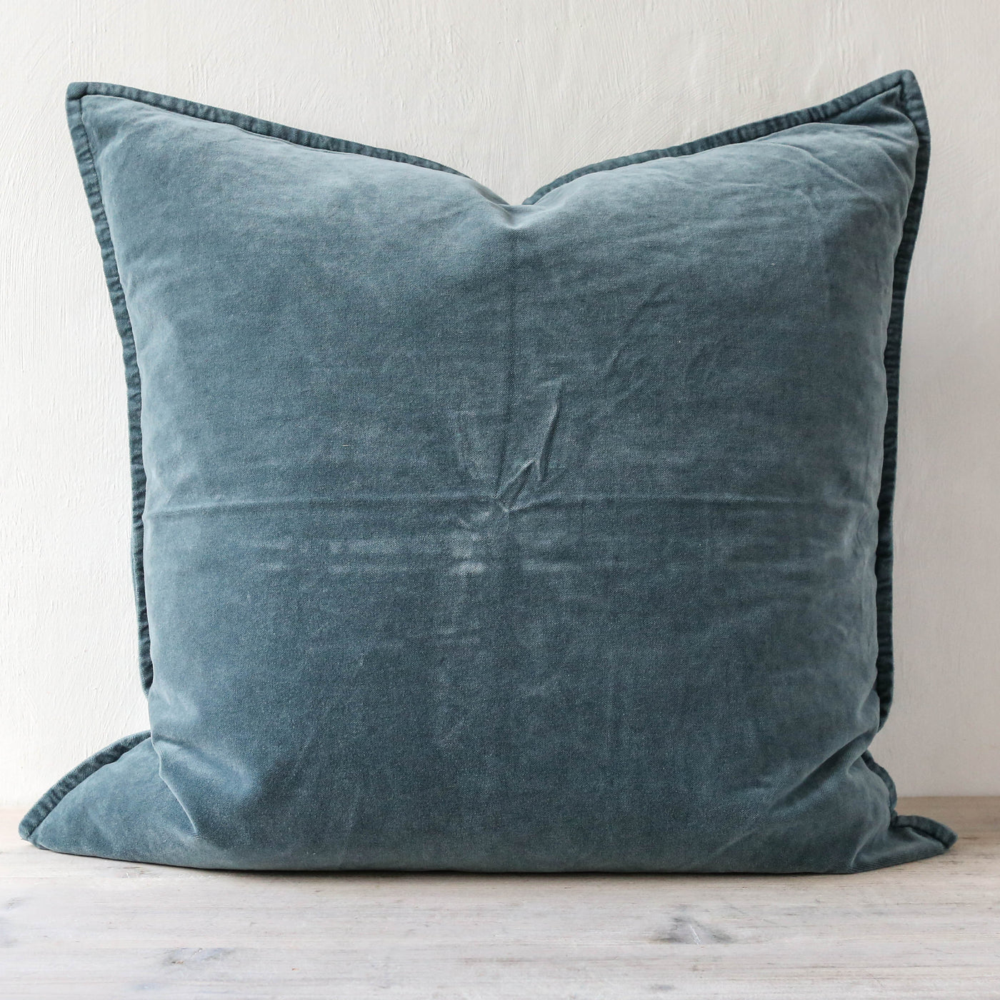 Cotton Velvet Cushion Cover - Spruce