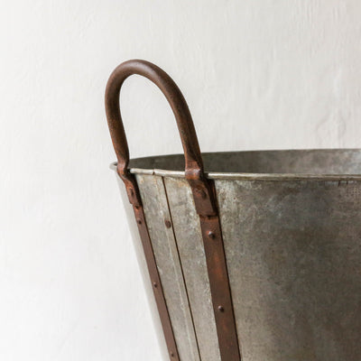 Large Olive Bucket Planter