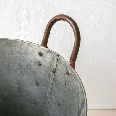 Large Olive Bucket Planter