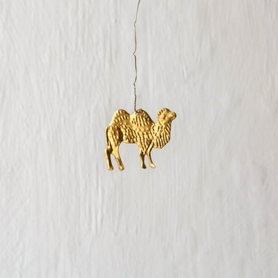 Camel Decoration - Pressed Antique Brass