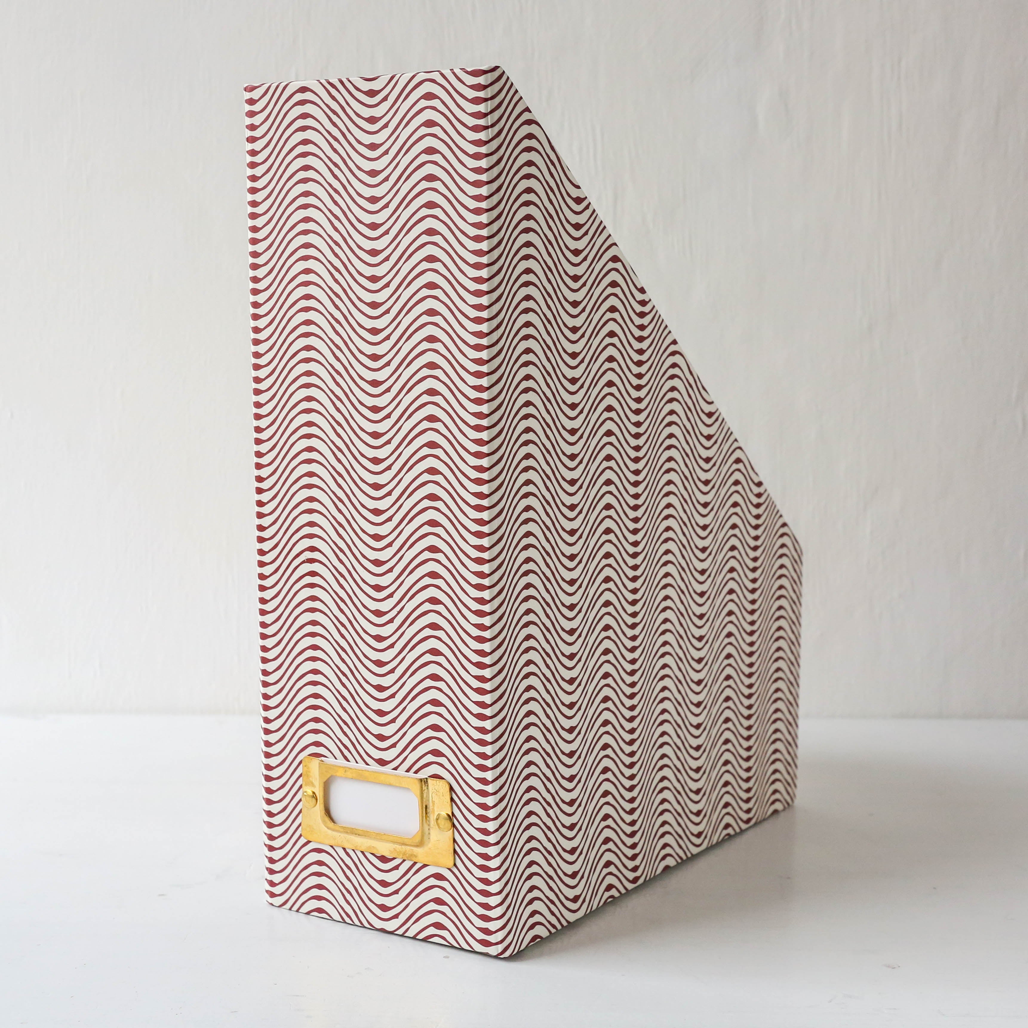 Red File Boxes Magazine File Box - Red Pattern – Berylune