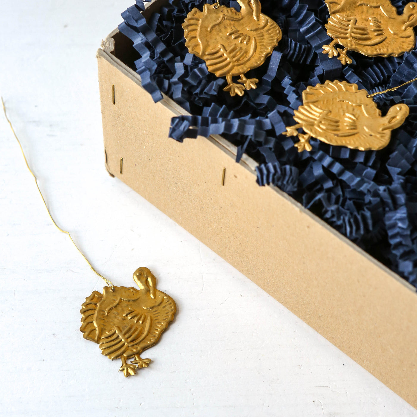 Turkey Decoration - Pressed Antique Brass