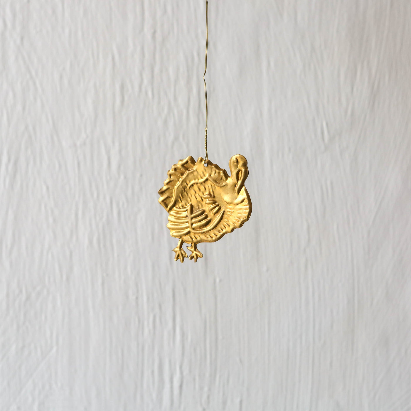 Turkey Decoration - Pressed Antique Brass