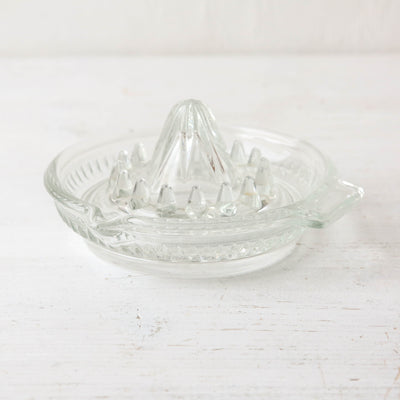 Vintage Pressed Glass Lemon Juicer