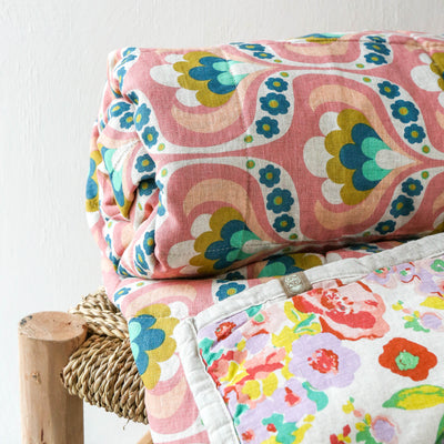 Double Sided Quilt - Paloma & Rosetta