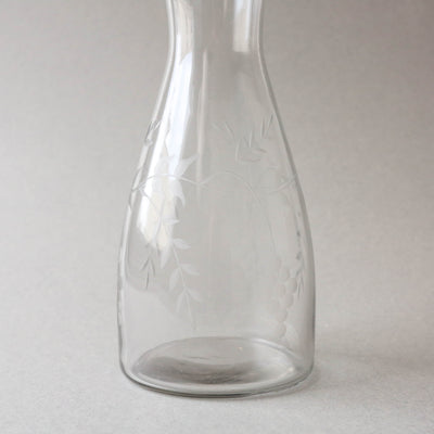 Etched Glass Carafe