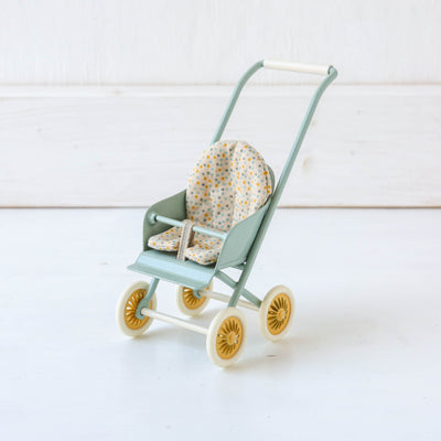 New Maileg 'Micro' Stroller - Mint