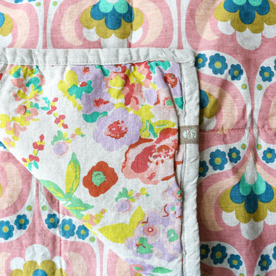 Double Sided Quilt - Paloma & Rosetta