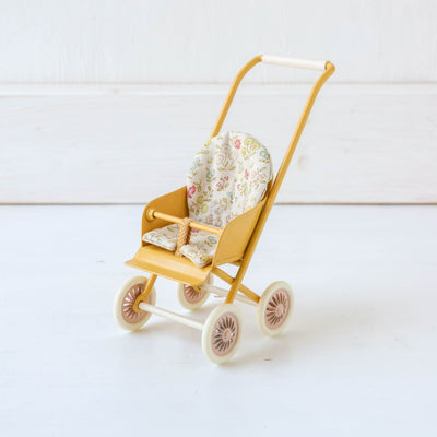 New Maileg 'Micro' Stroller - Yellow