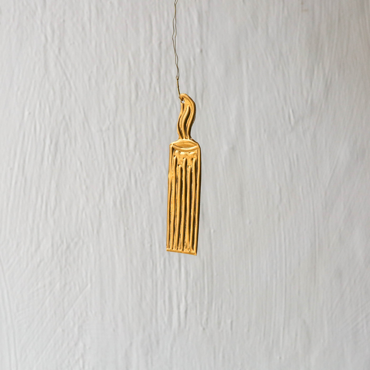 Candle Decoration - Pressed Antique Brass