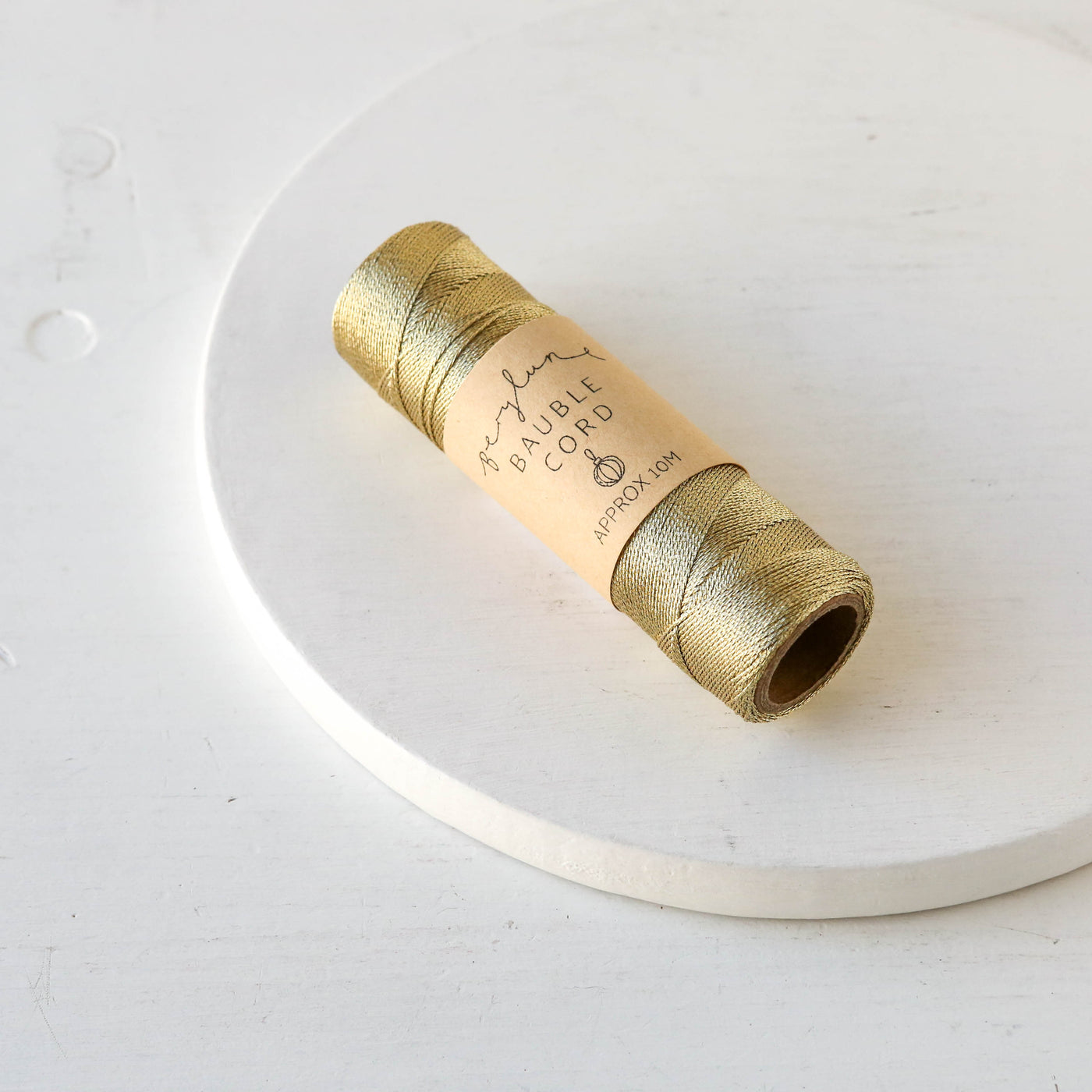 Gold Bauble Cord - 100m