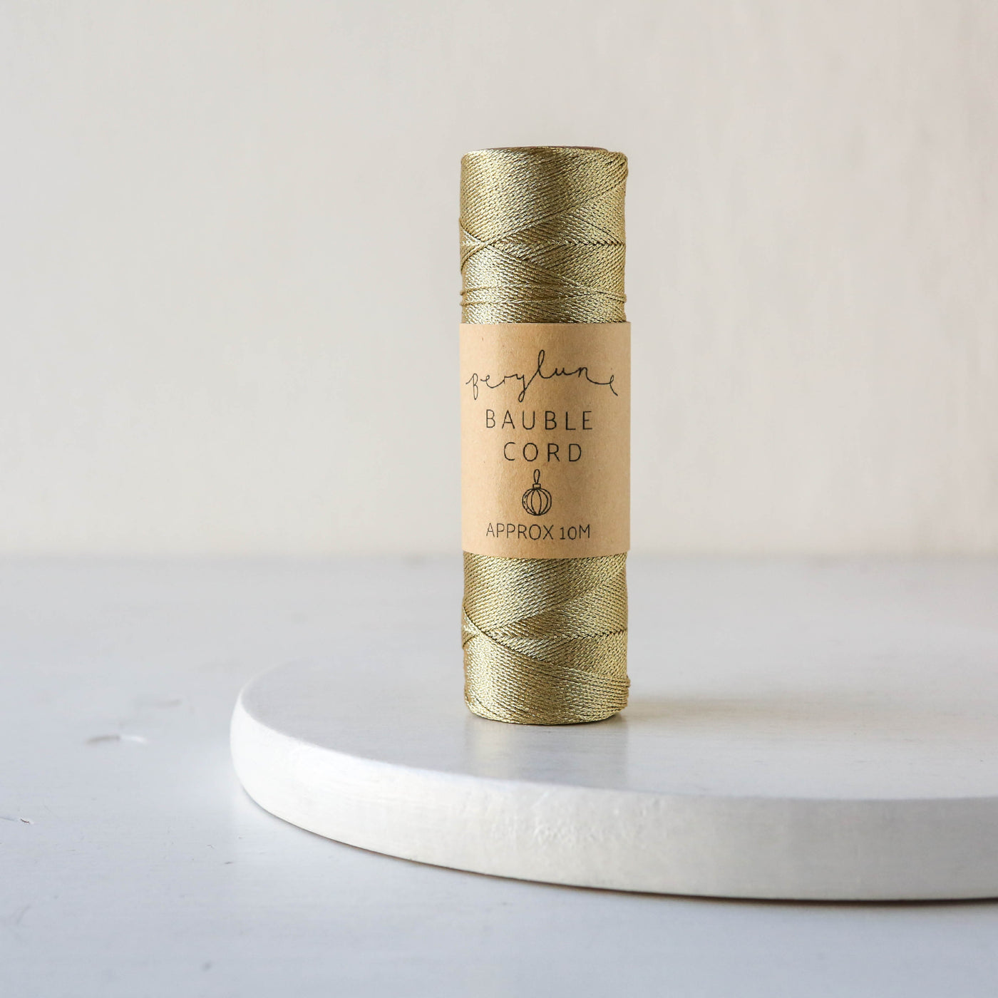 Gold Bauble Cord - 100m