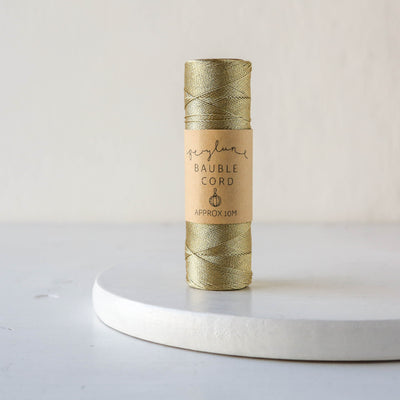 Gold Bauble Cord - 100m