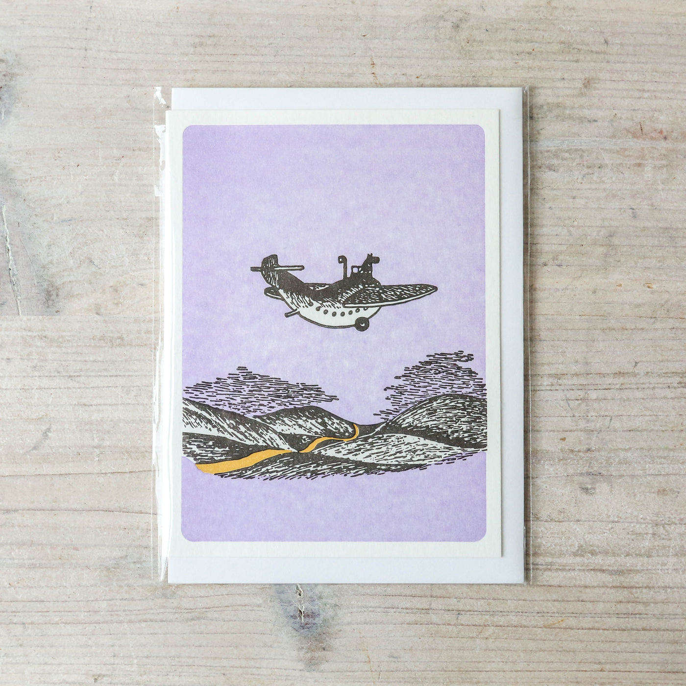 Moomins by Air Letterpress Greetings Card