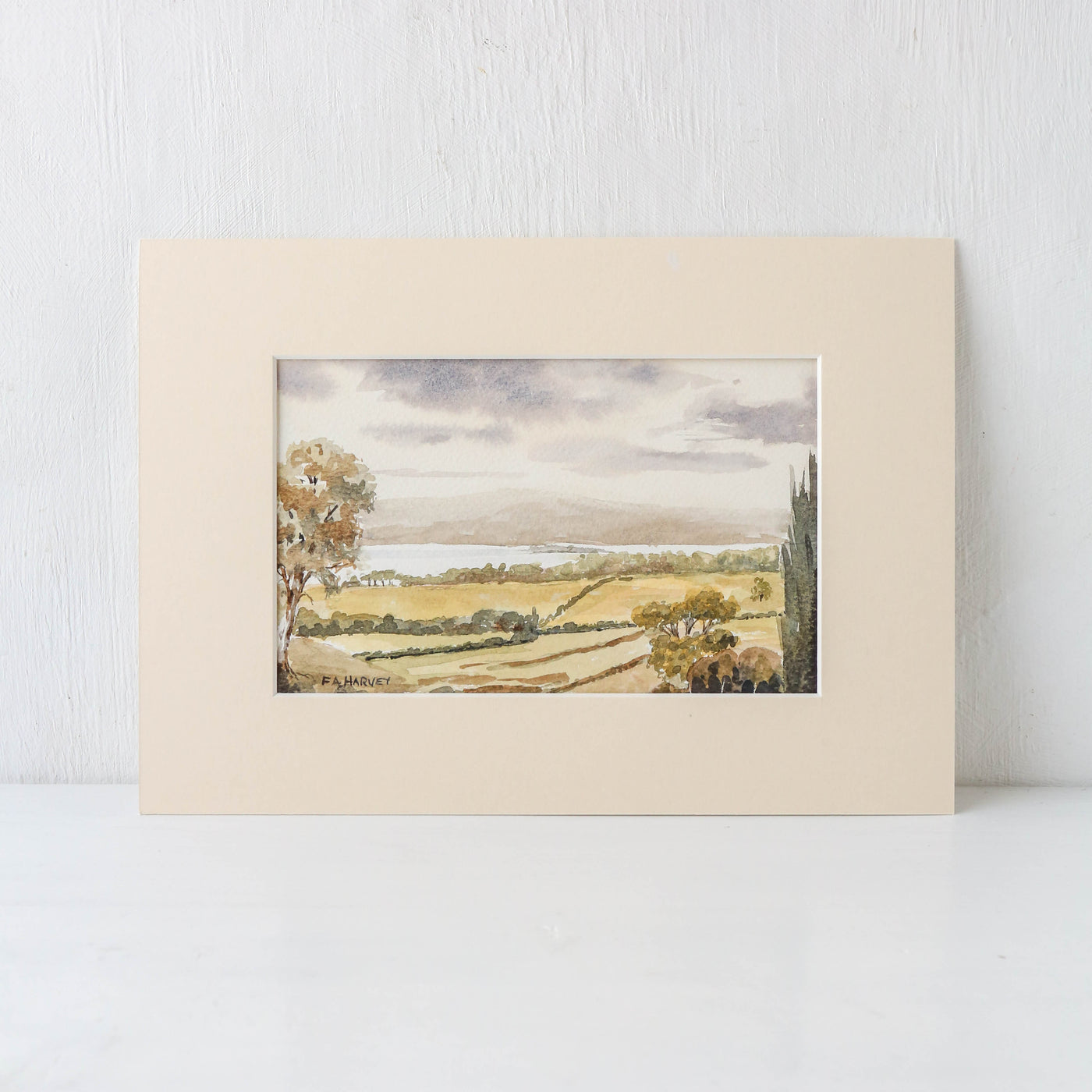 Vintage Original Watercolour Artwork - British Countryside