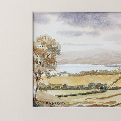 Vintage Original Watercolour Artwork - British Countryside