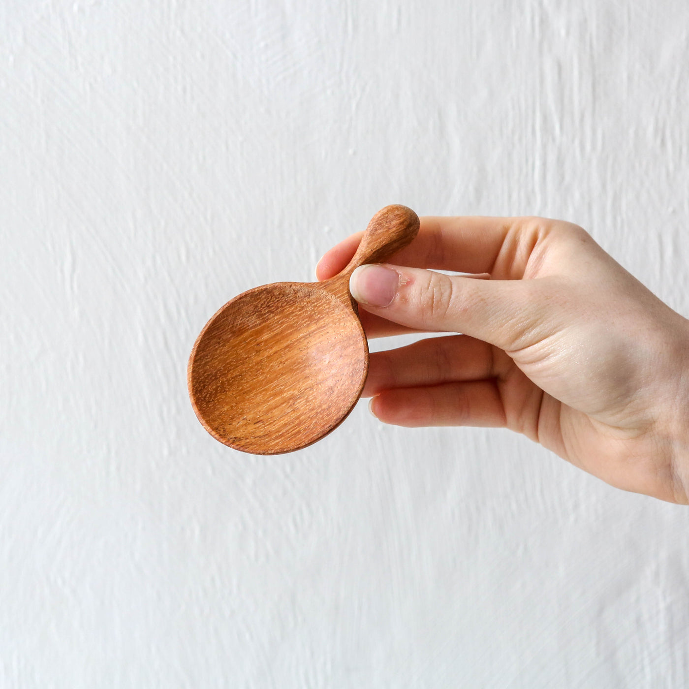 Round Wooden Scoop