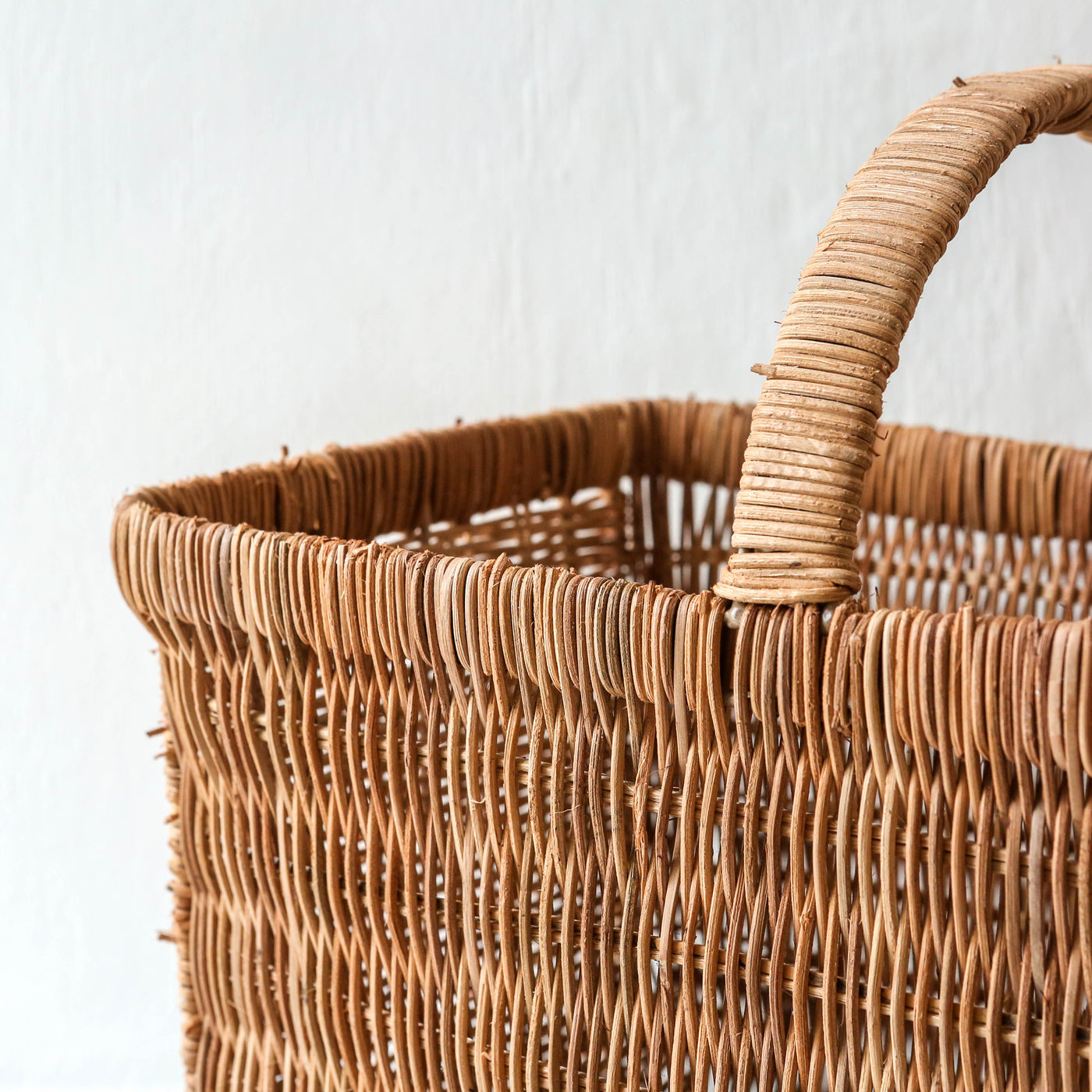 Rattan Shopping Basket
